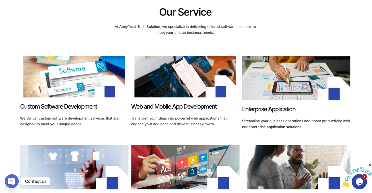 AbeyTrust Corporate Website screenshot 3