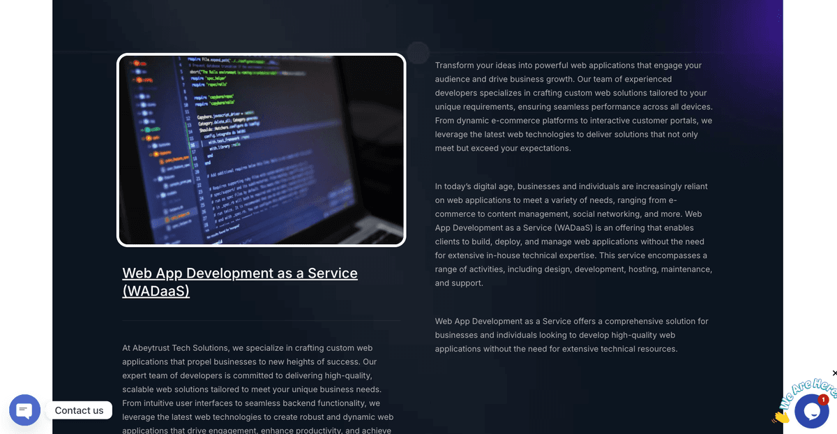 AbeyTrust Corporate Website screenshot 5