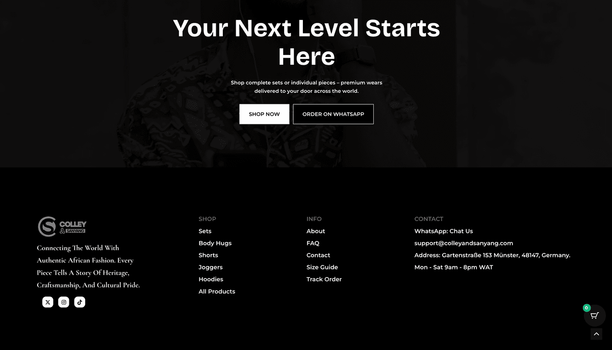 Colley & Sanyang E-commerce Platform - Screenshot 6