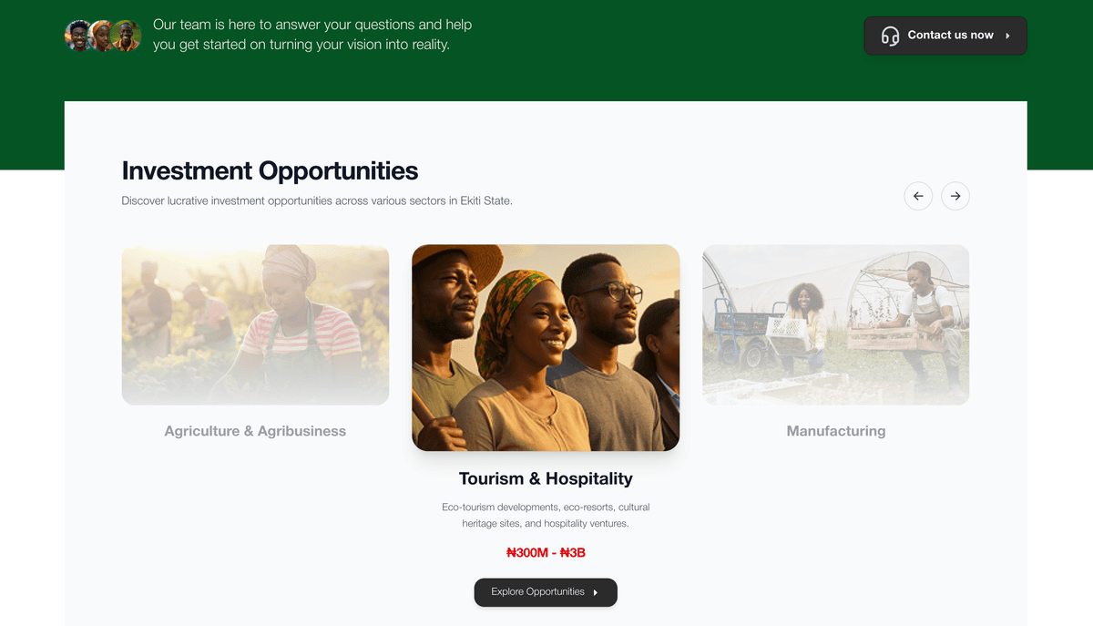 Ekiti State Ministry of Trade, Industry, Investment & Cooperatives Website - Screenshot 6