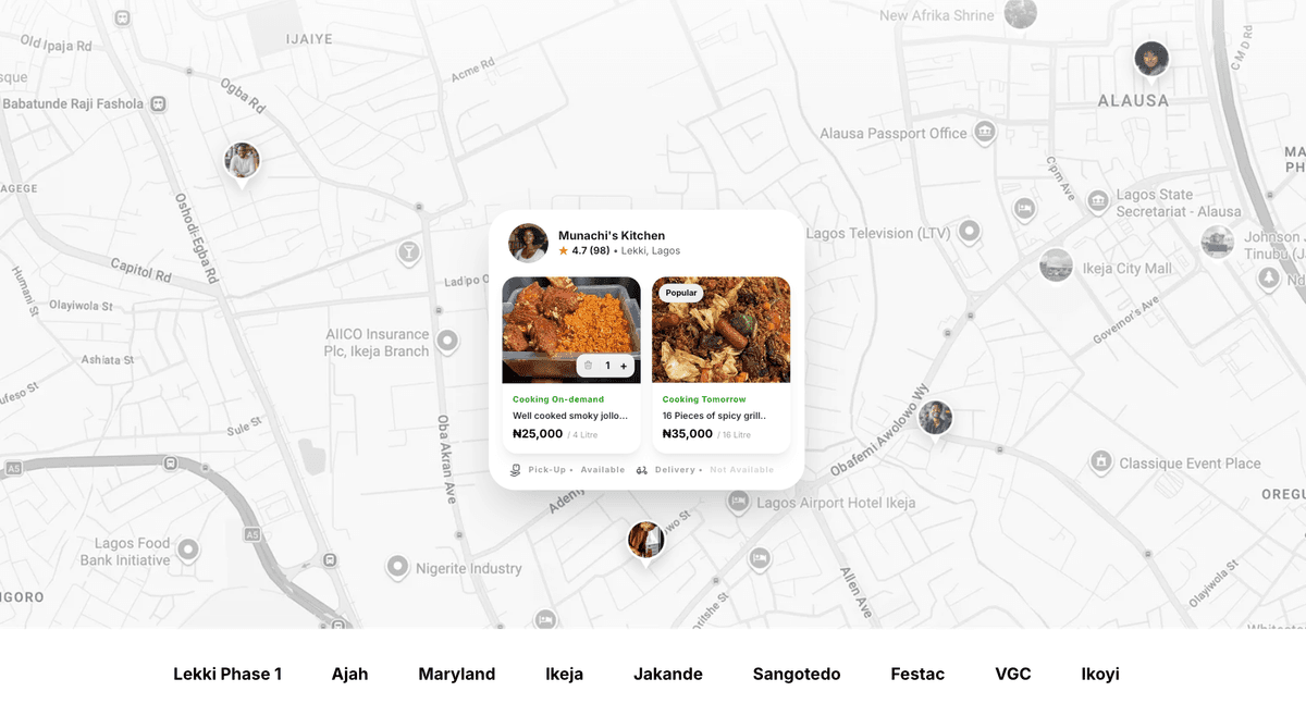 Get A Meal Landing Page & Backend System - Screenshot 2