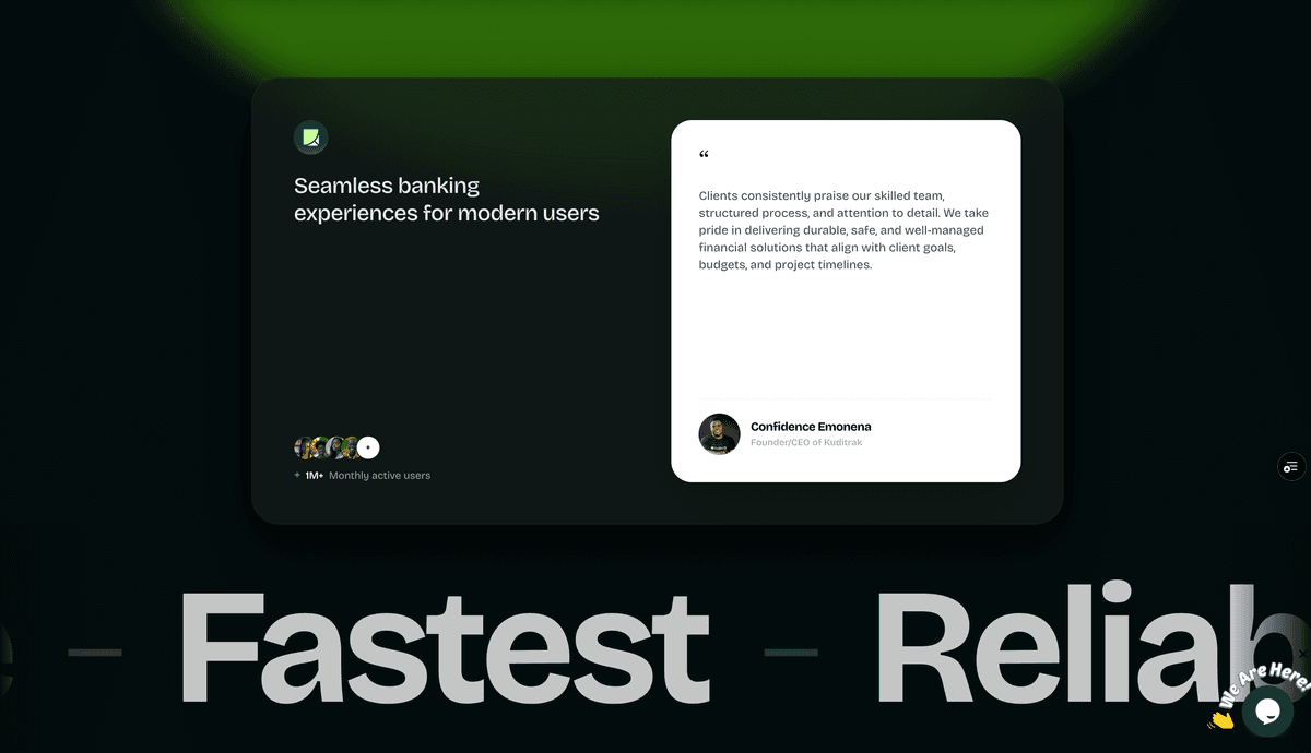 Kuditrak Website - Screenshot 5