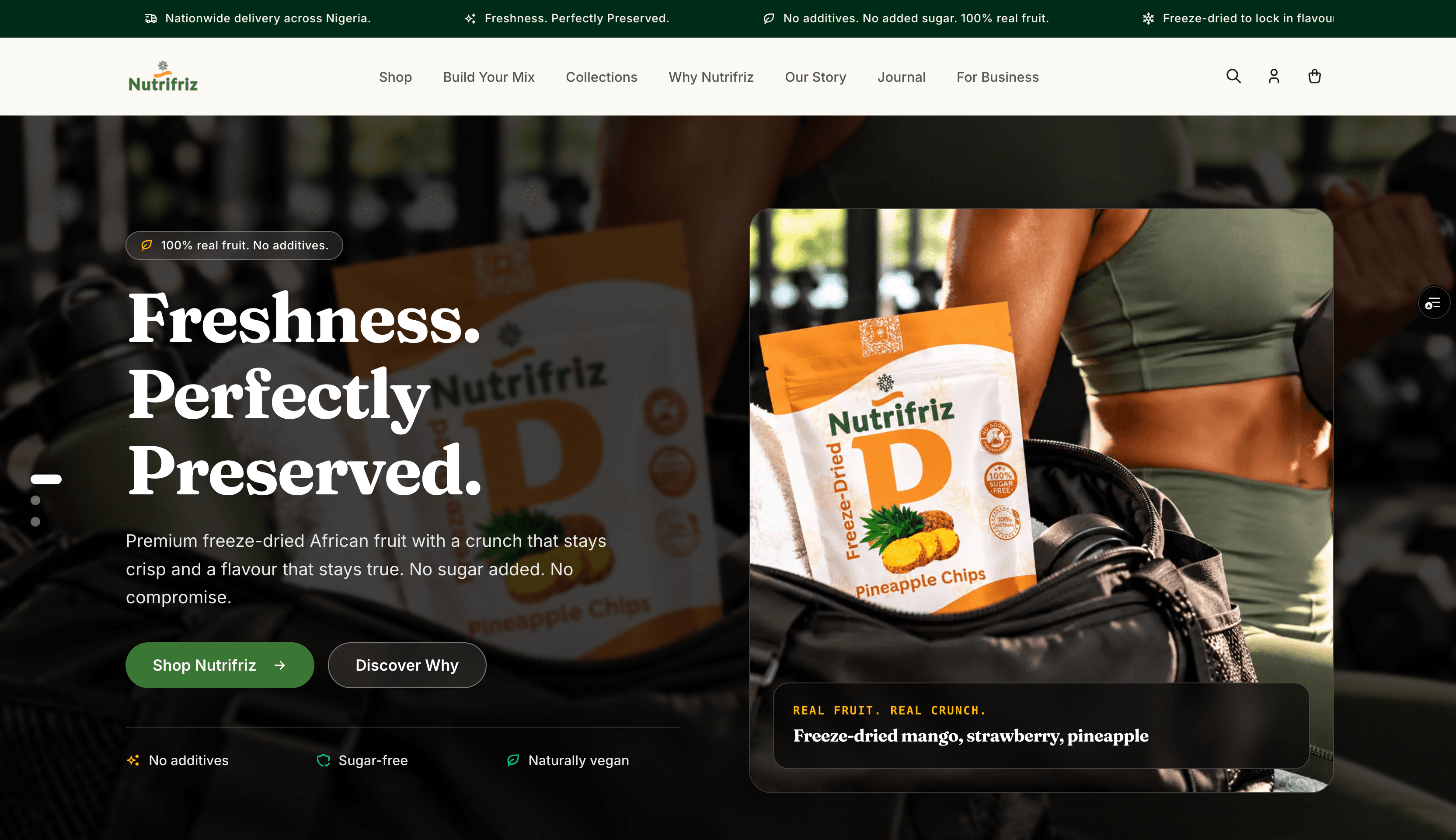 Nutrifriz Web Application
