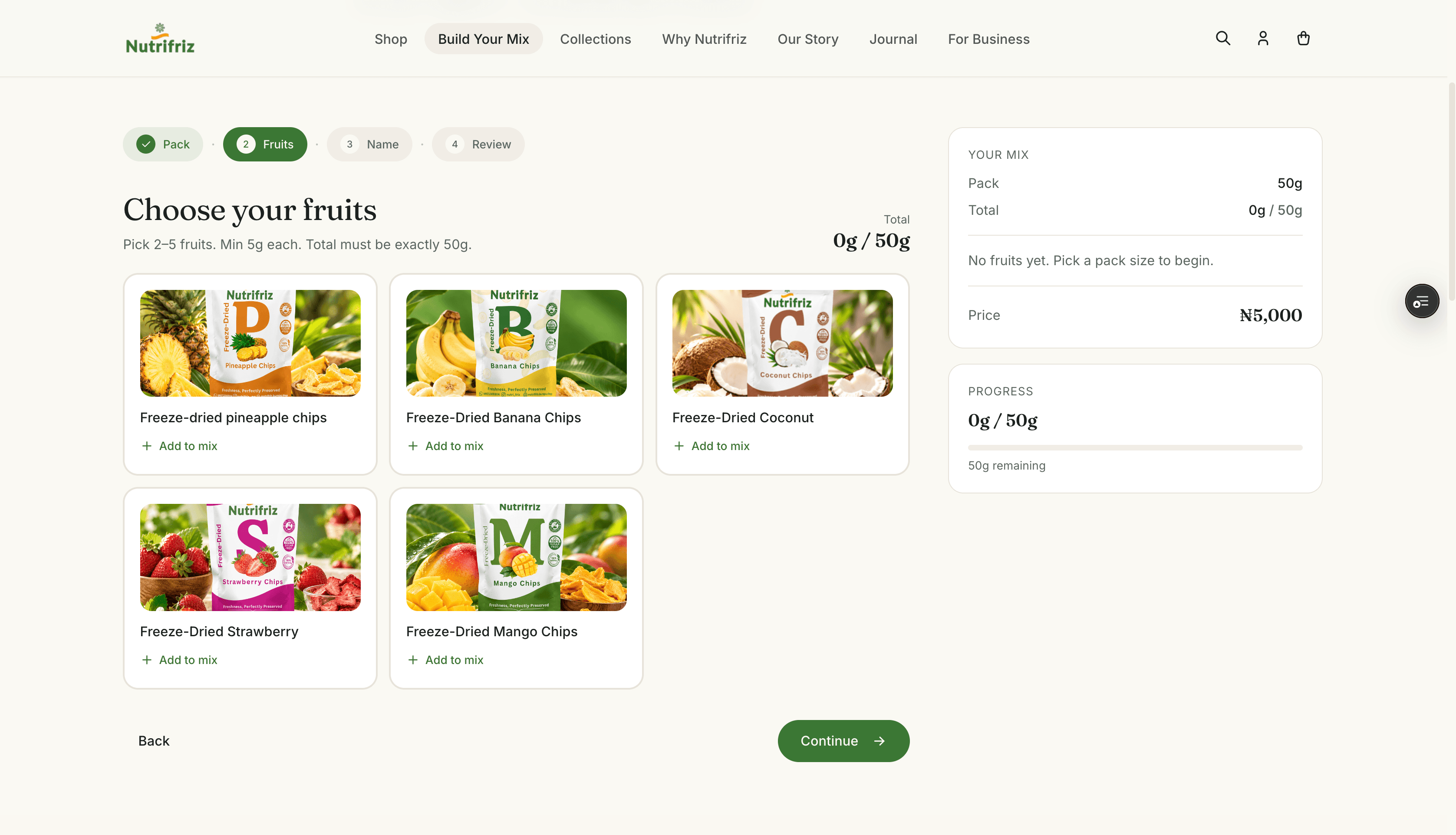 Nutrifriz Web Application screenshot 10