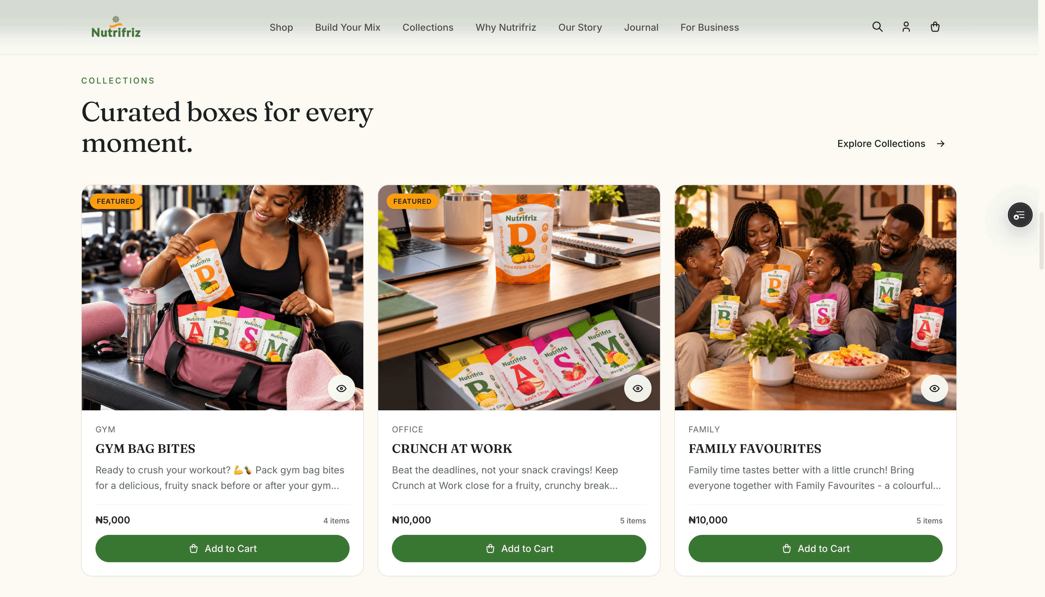 Nutrifriz Web Application screenshot 4