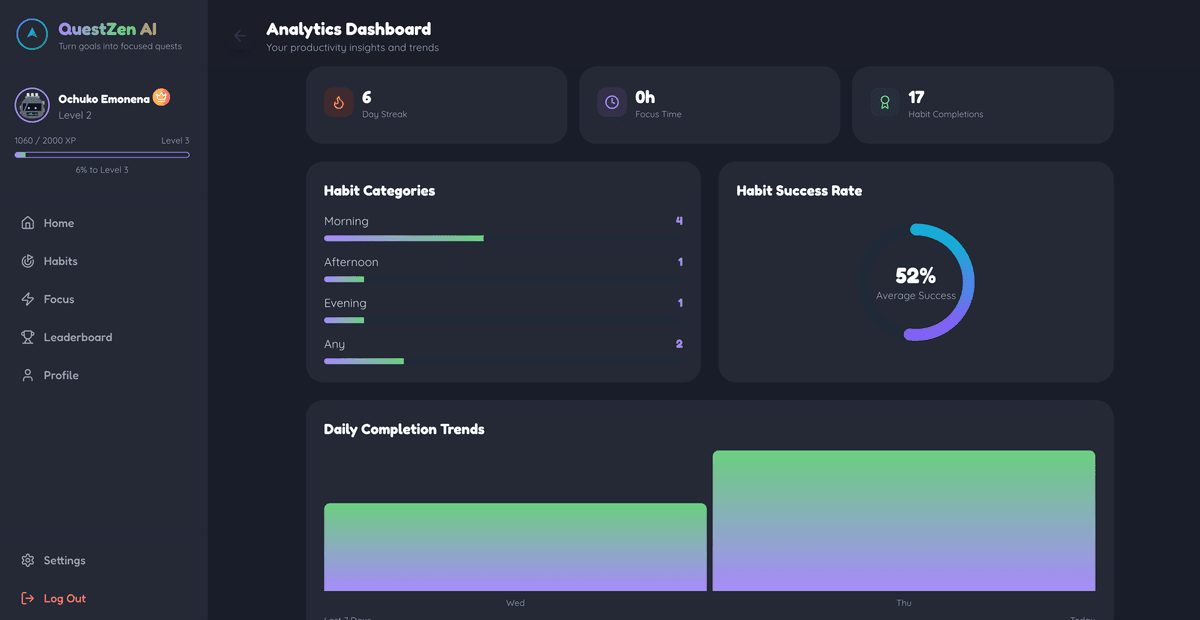 QuestZen AI - Screenshot 7