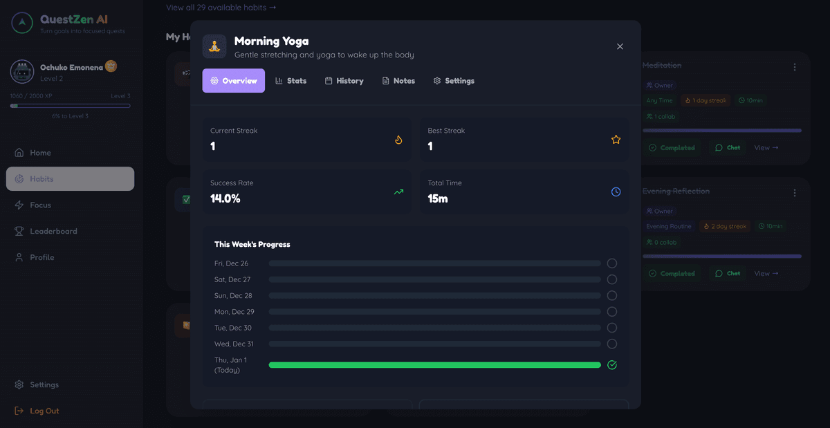 QuestZen AI - Screenshot 9